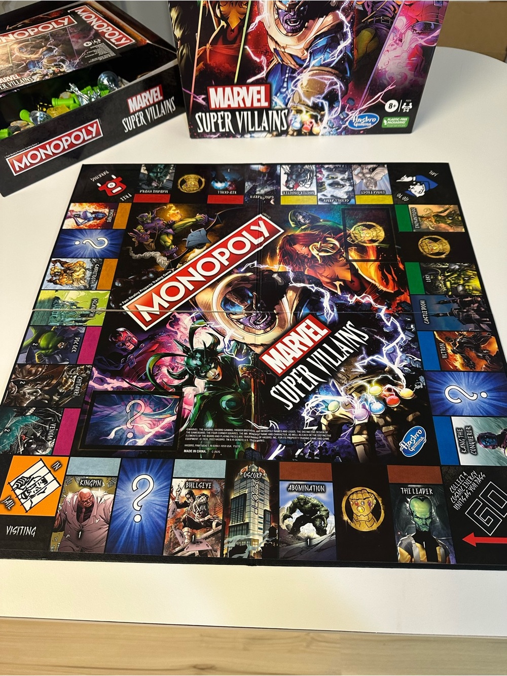 Marvel Super Villains Monopoly Hasbro Board Game